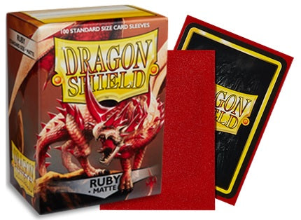 Image of Ruby Matte Dragon Shield (STANDARD)