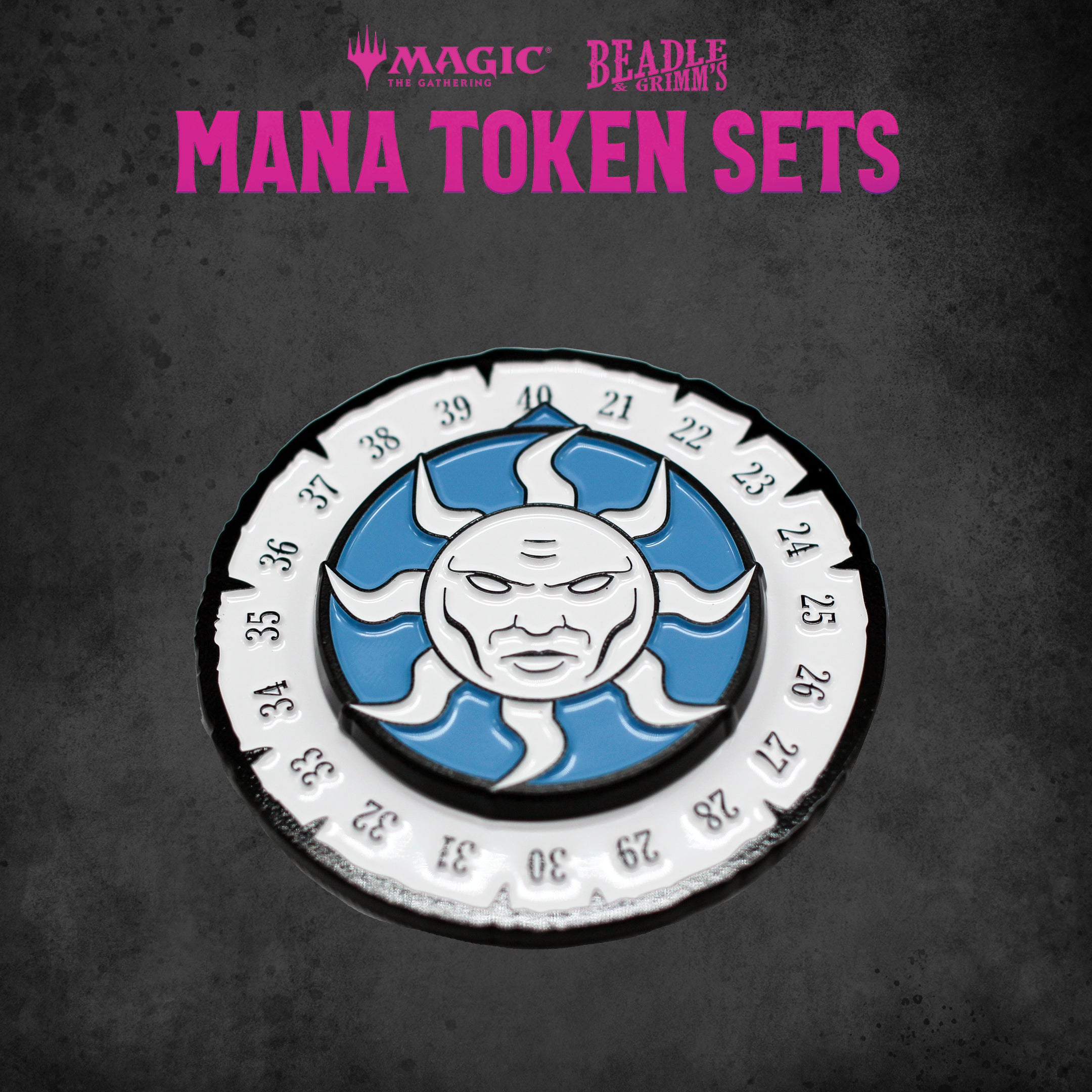Image of BEADLE & GRIMM'S MTG MANA TOKEN SET WHITE