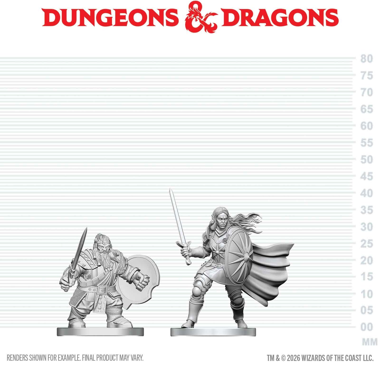 Image of Dungeons & Dragons UNPAINTED MINIS WV29
