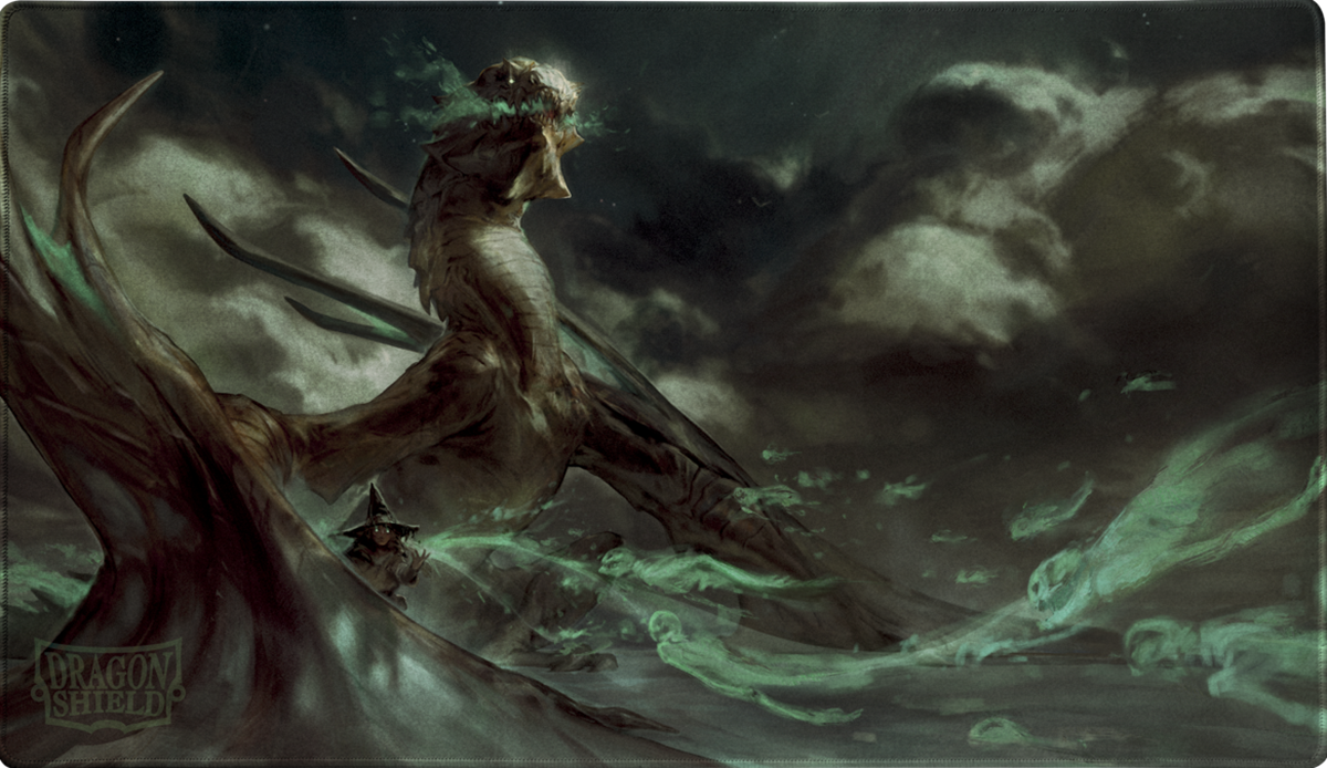 Image of Halloween Dragon Shield Playmat + Tube