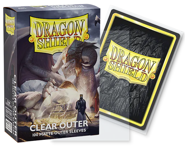 Image of Clear Outer Matte Dragon Shield (STANDARD)