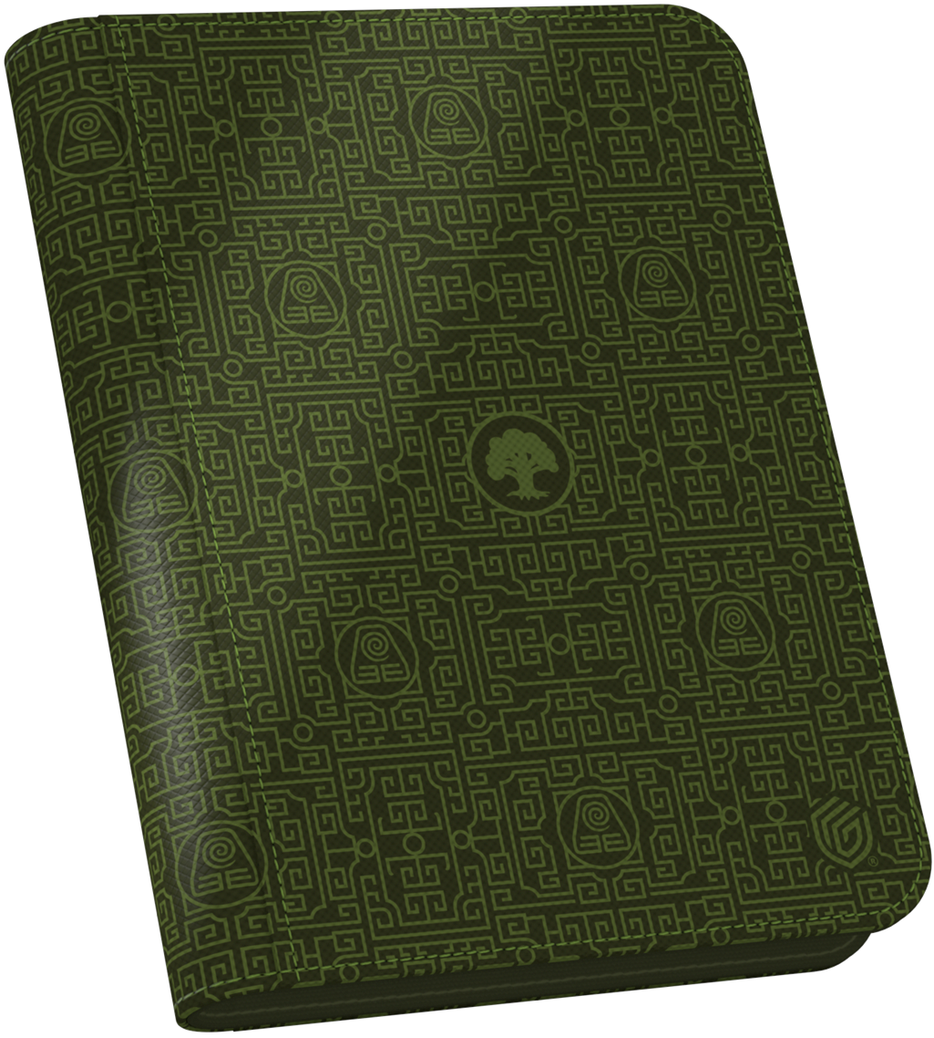 Image of Green Xenoskin Zipfolio 4 Pocket - Avatar: The Last Airbender - Mana Symbol
