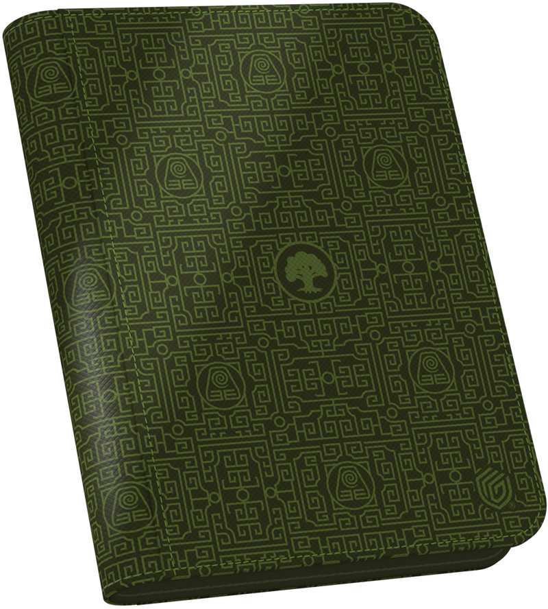 Green Xenoskin Zipfolio 4 Pocket - Avatar: The Last Airbender - Mana Symbol
