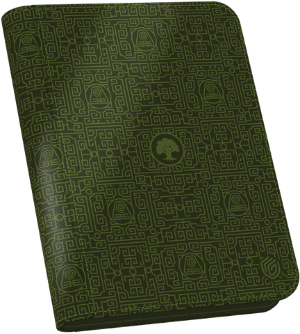 Green Xenoskin Zipfolio 4 Pocket - Avatar: The Last Airbender - Mana Symbol