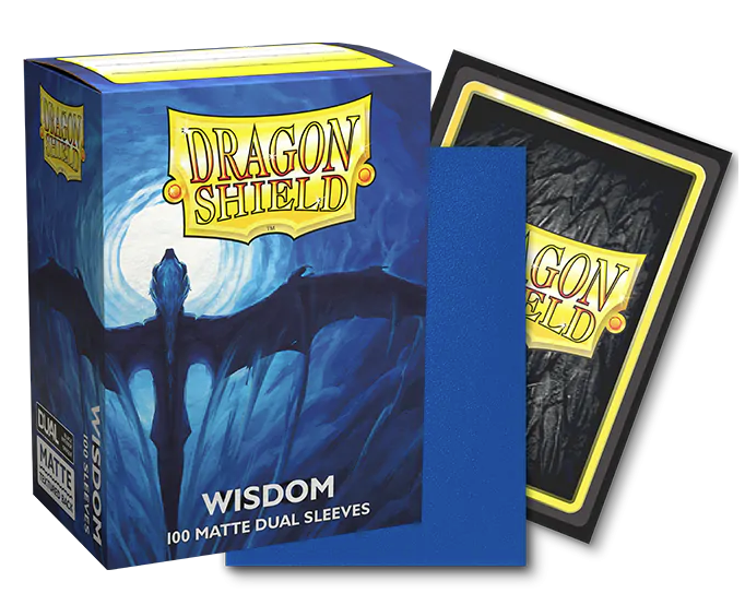 Image of Wisdom Dual Matte Dragon Shield (STANDARD)