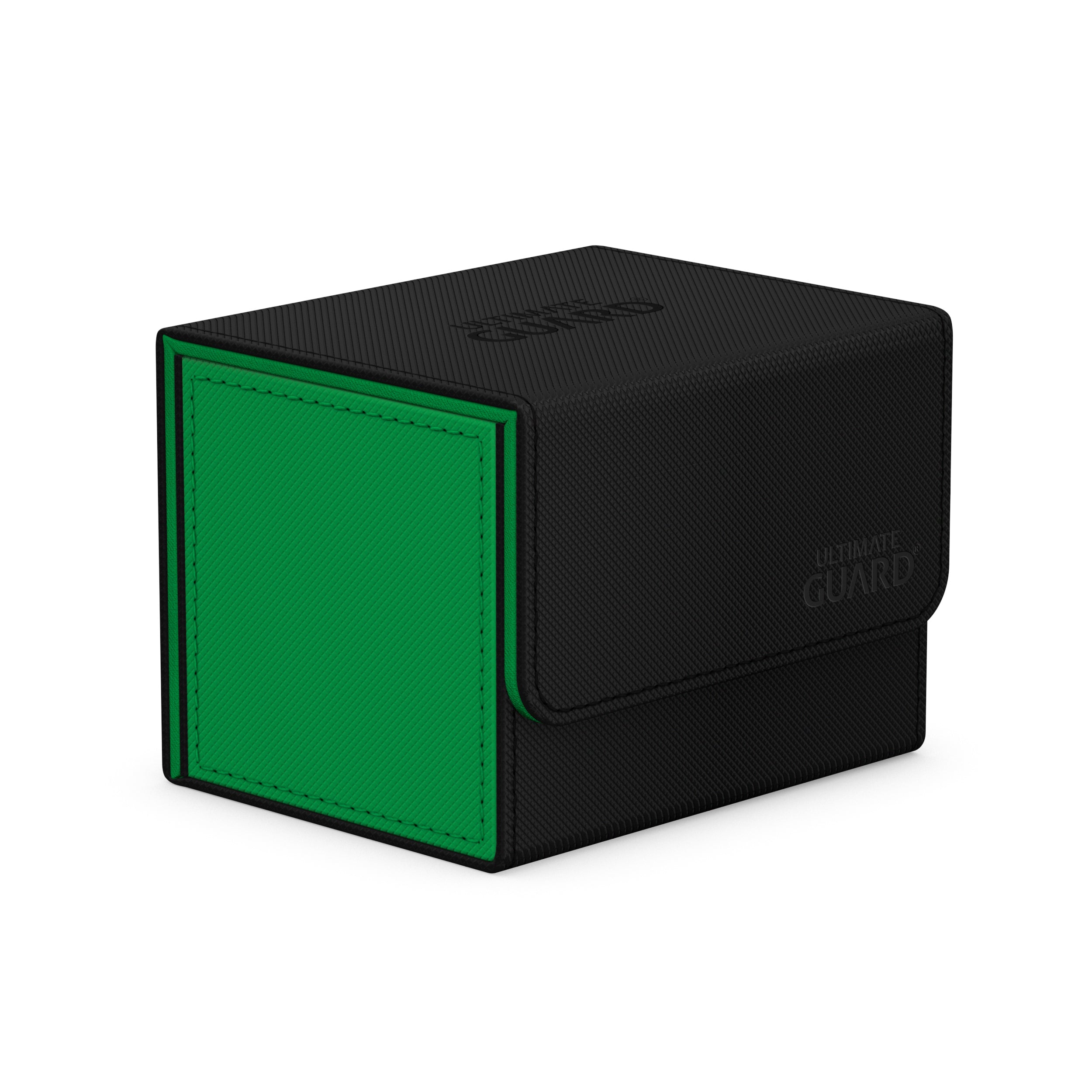 Image of Black/Green (Synergy) 100+ Ultimate Guard Sidewinder Xenoskin Deckbox