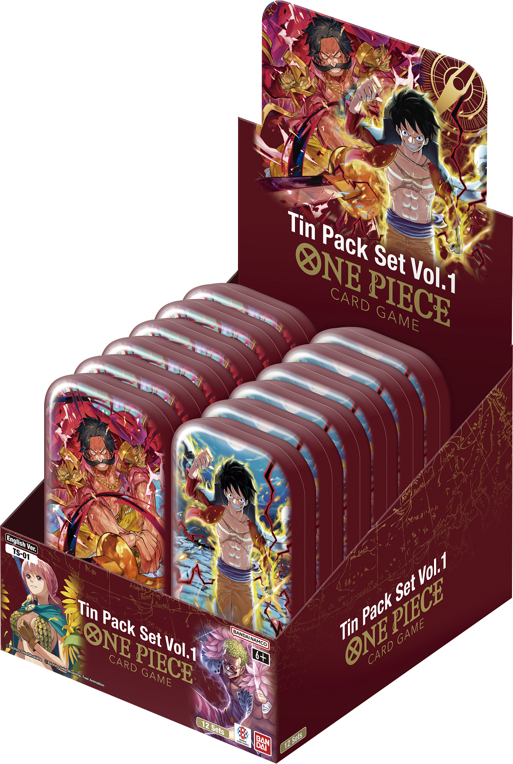 Image of ONE PIECE TIN PACK SET VOL. 1 [TS-01] - ONE PIECE CARD GAME