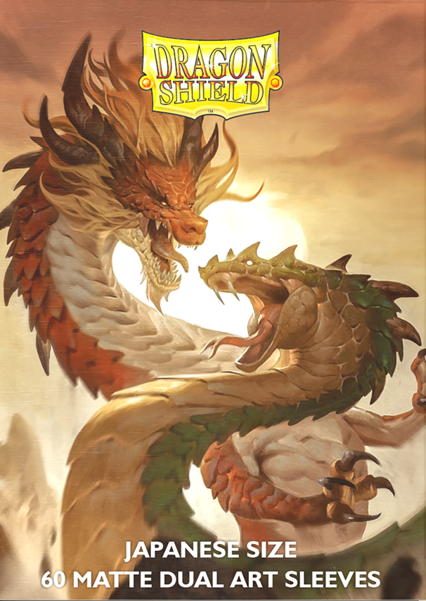 Image of DRAGON SHIELD SLEEVES DUAL JAPANESE MATTE WOOD SNAKE 2025