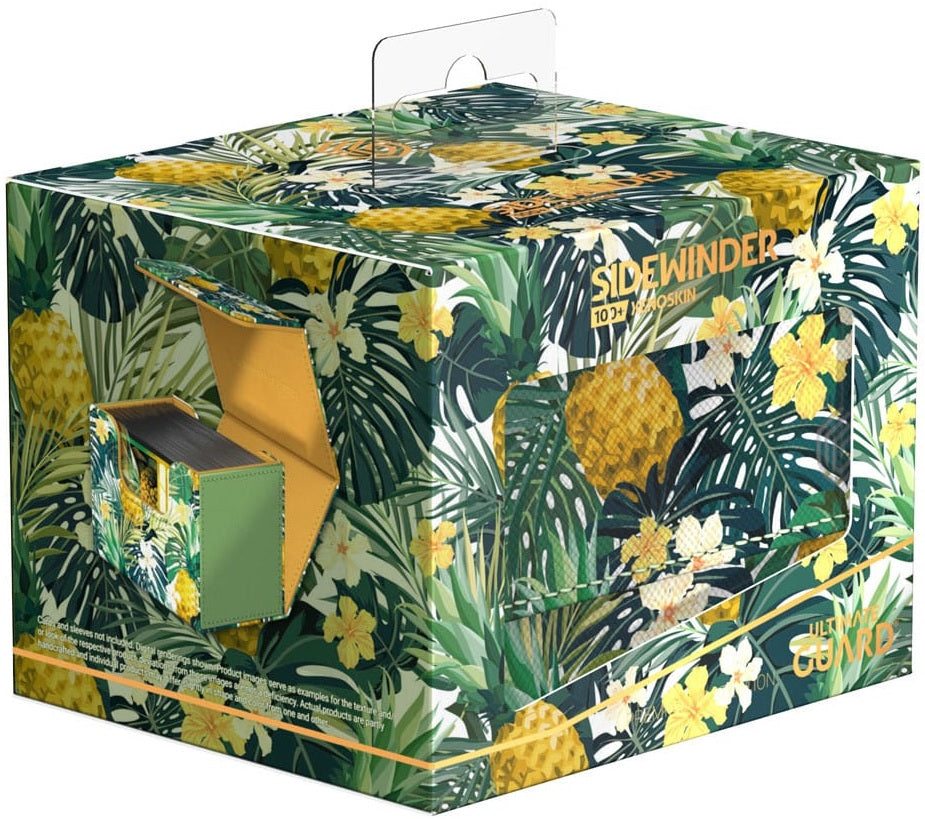 Image of Floral Bahia Green (2024 Exclusive) 100+ Ultimate Guard Sidewinder Xenoskin Deckbox