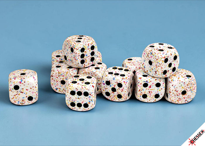 Image of SPECKLED Chessex - BIRTHDAY - 12 Dice 16MM