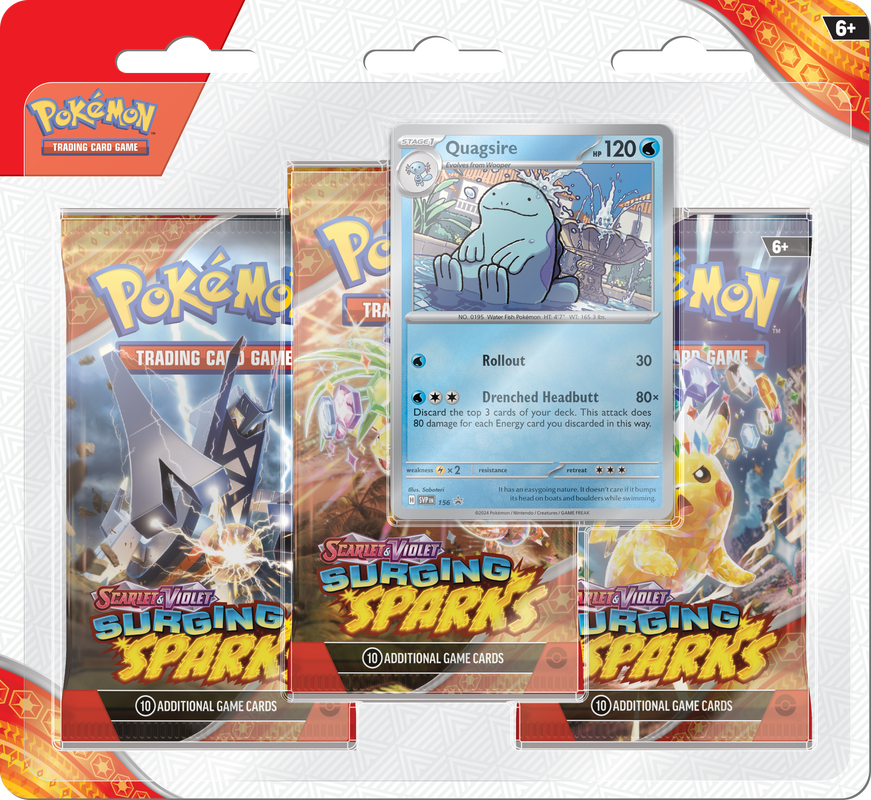 Surging Sparks 3 Pack Blister SV8