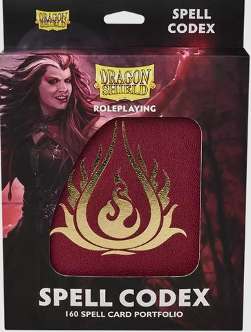 Spell Codex (Blood Red) - Dragon Shield