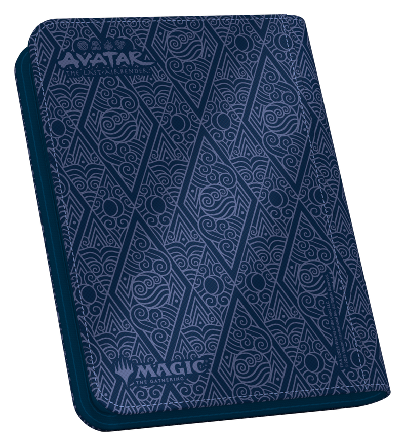 Blue Xenoskin Zipfolio 4 Pocket - Avatar: The Last Airbender - Mana Symbol