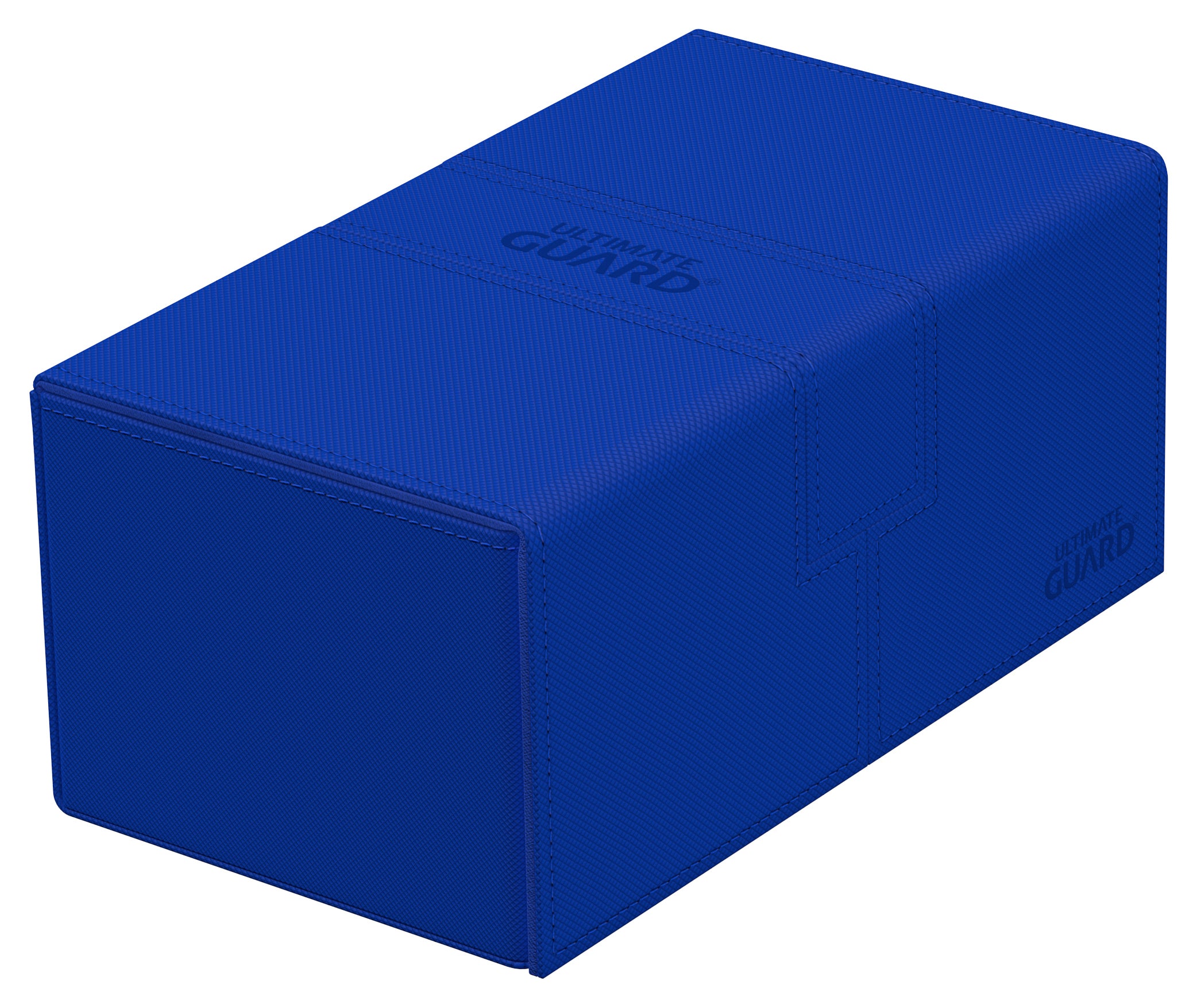 Image of Blue Mono Colour Ultimate Guard Xenoskin Flip'n'Tray 200+ Deckbox