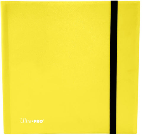 Lemon Yellow - Eclipse Ultra Pro 12 Pocket Pro Binder