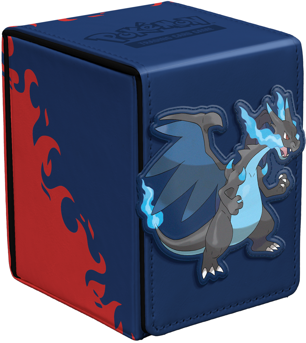 Image of Mega Charizard X 100+ UP Card Deck Box ALCOVE FLIP