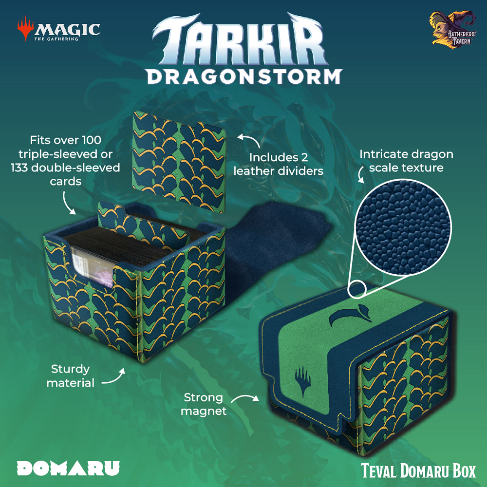 Image of GATHERERS TAVERN MTG TARKIR DRAGONSTORM DOMARU BOX - TEVAL