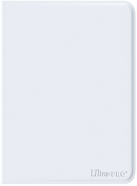 Image of White Pro Vivid 12 Pocket Zippered Binder