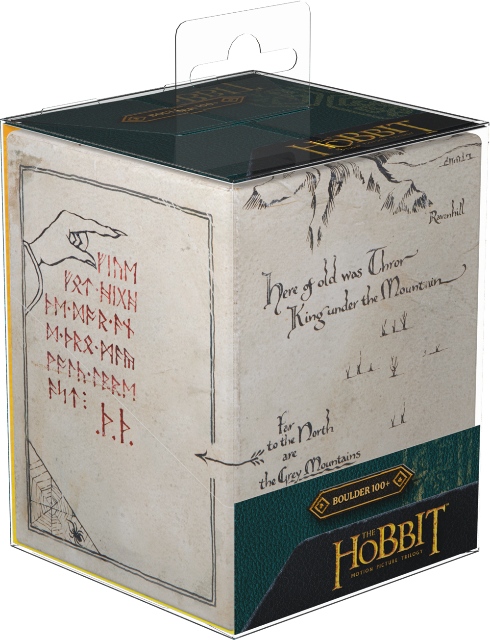 Image of Lord of the Rings - THE HOBBIT - THRÓR’S MAP Deck Box - LOTR