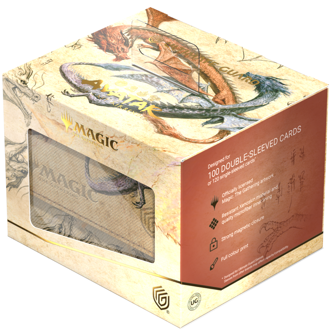 Image of AVATAR: THE LAST AIRBENDER - ULIMATE GUARD DECK CASE SIDEWINDER 100+ XENOSKIN