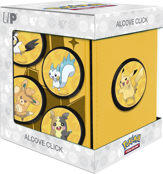 Image of Alcove Click (Ultra Pro) Deck Box - Shimmering Skyline (Yellow)