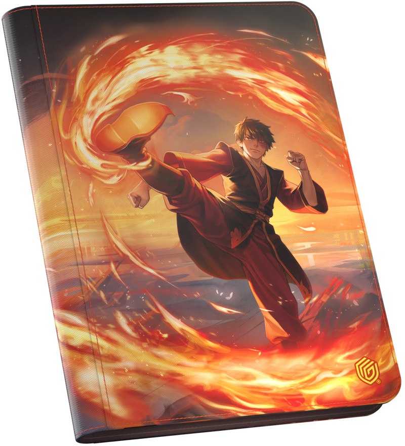The Last Airbender: Zuko Red - 18 Pocket (360) Xenoskin Zipfolio