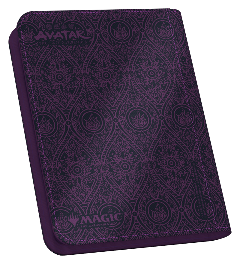 Black Xenoskin Zipfolio 4 Pocket - Avatar: The Last Airbender - Mana Symbol