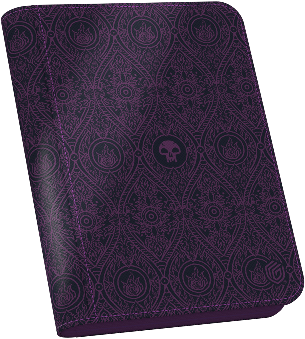 Image of Black Xenoskin Zipfolio 4 Pocket - Avatar: The Last Airbender - Mana Symbol