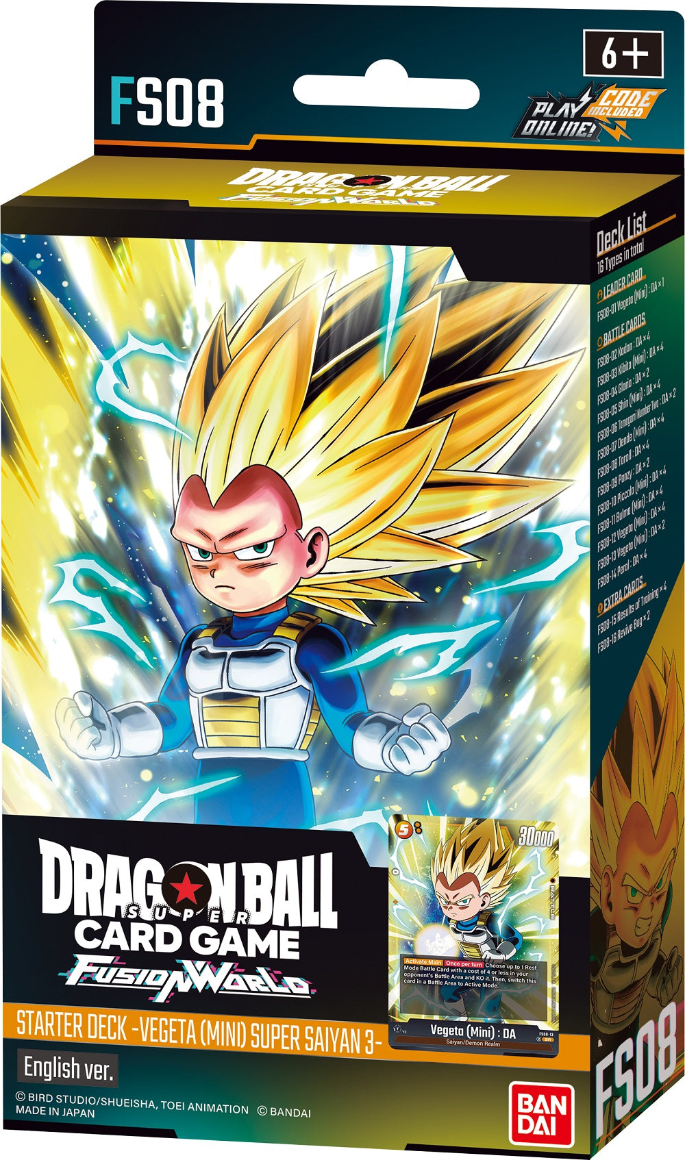 Image of Fusion World Starter Deck 8 - Dragon Ball Super