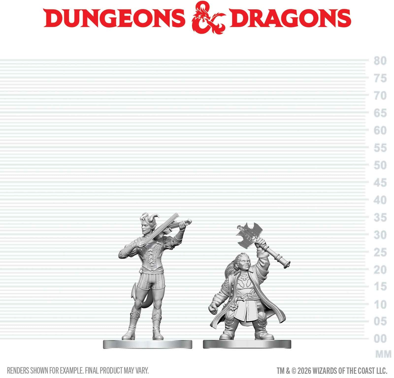 Image of Dungeons & Dragons UNPAINTED MINIS WV29