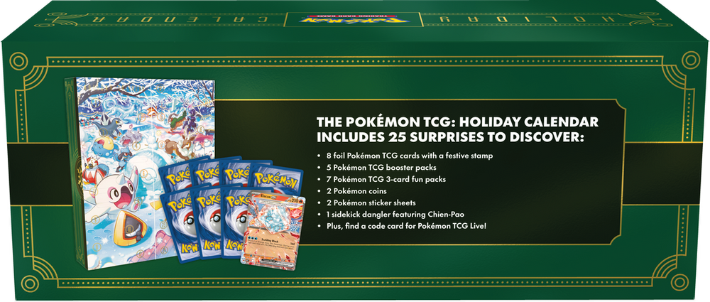 Pokemon Holiday Calendar 2024