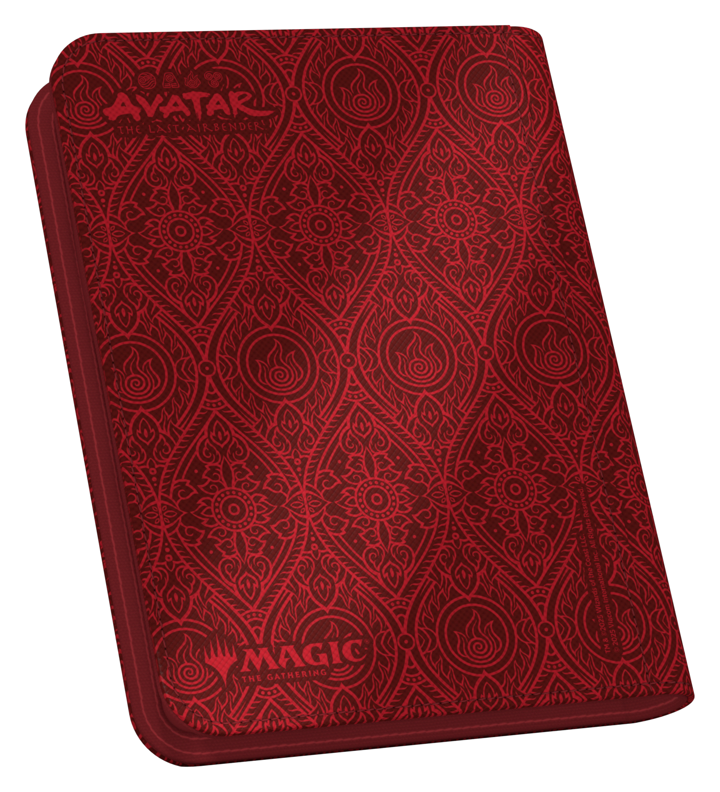 Image of Red Xenoskin Zipfolio 4 Pocket - Avatar: The Last Airbender - Mana Symbol