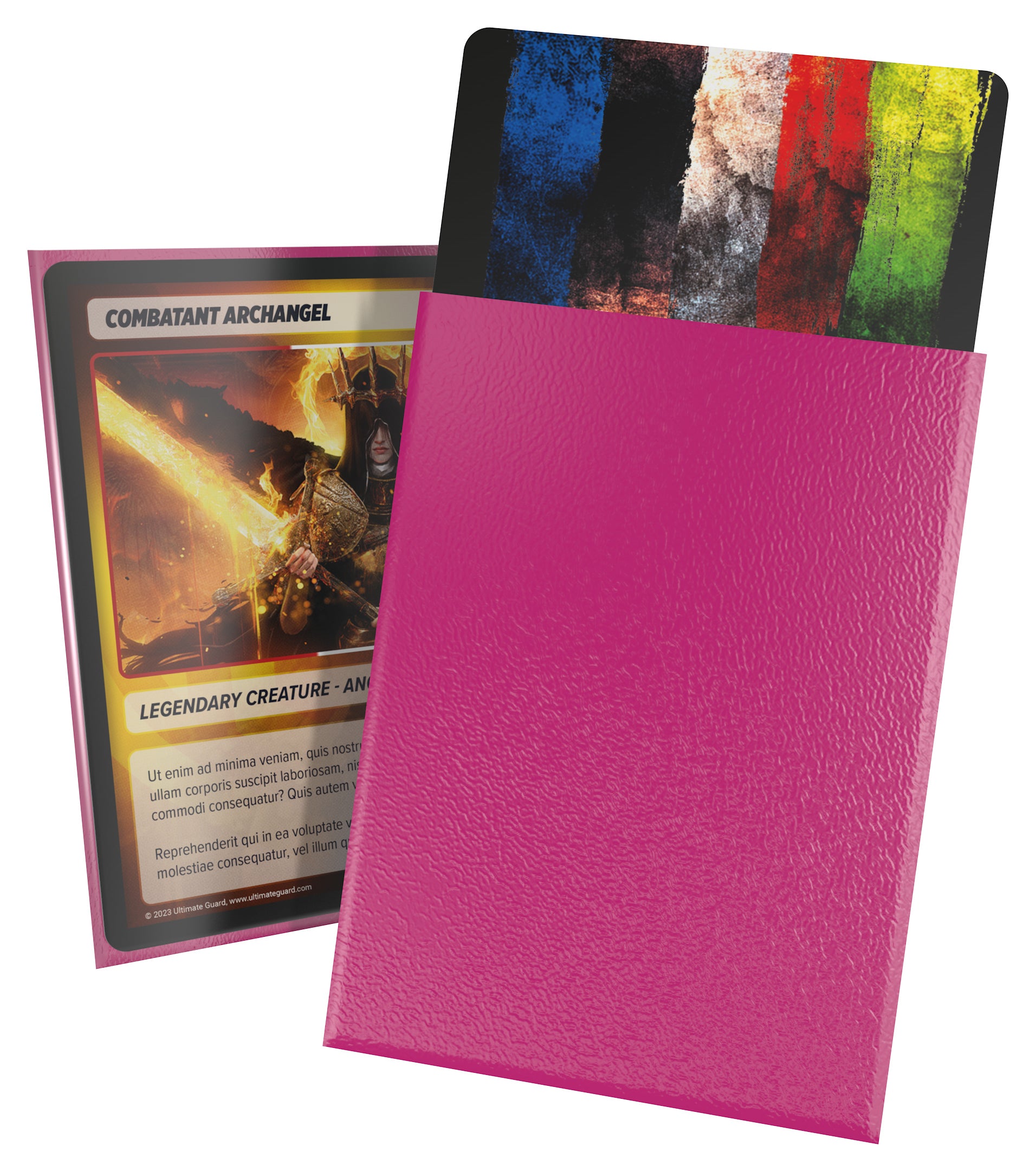 Image of Pink Matte Standard Size Card Sleeves - Ultimate Guard CORTEX [100 ct]
