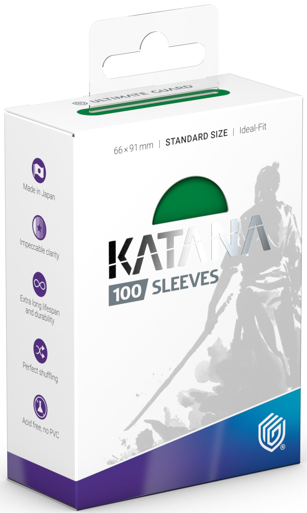 Image of Jade Garden Standard Size Card Sleeves - Ultimate Guard KATANA [100 ct]