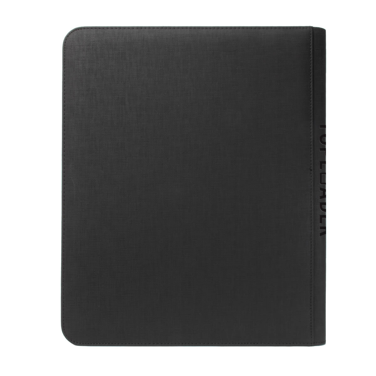 Image of 9-POCKET ZIPPERED BINDER TOPLOADER PREMIUM BLACK