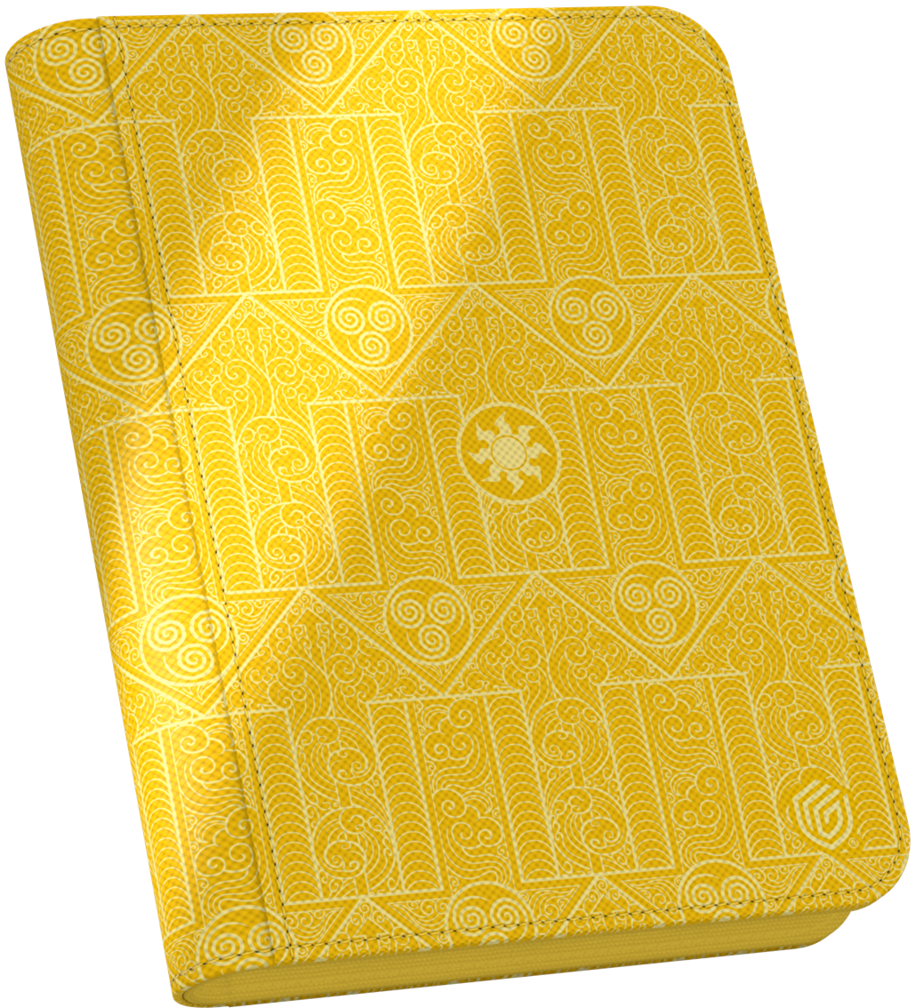 Image of Yellow Xenoskin Zipfolio 4 Pocket - Avatar: The Last Airbender - Mana Symbol