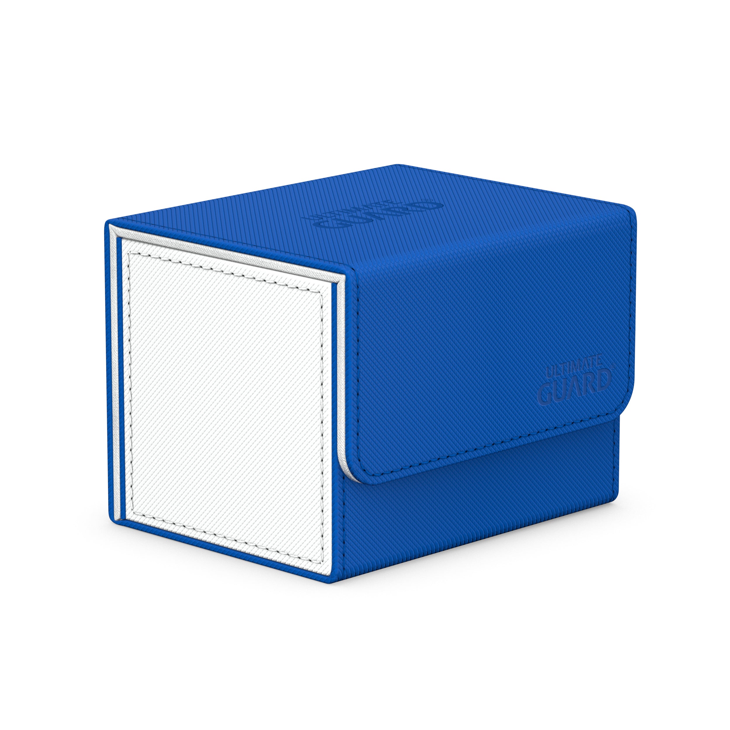 Image of Blue/White (Synergy) 100+ Ultimate Guard Sidewinder Xenoskin Deckbox