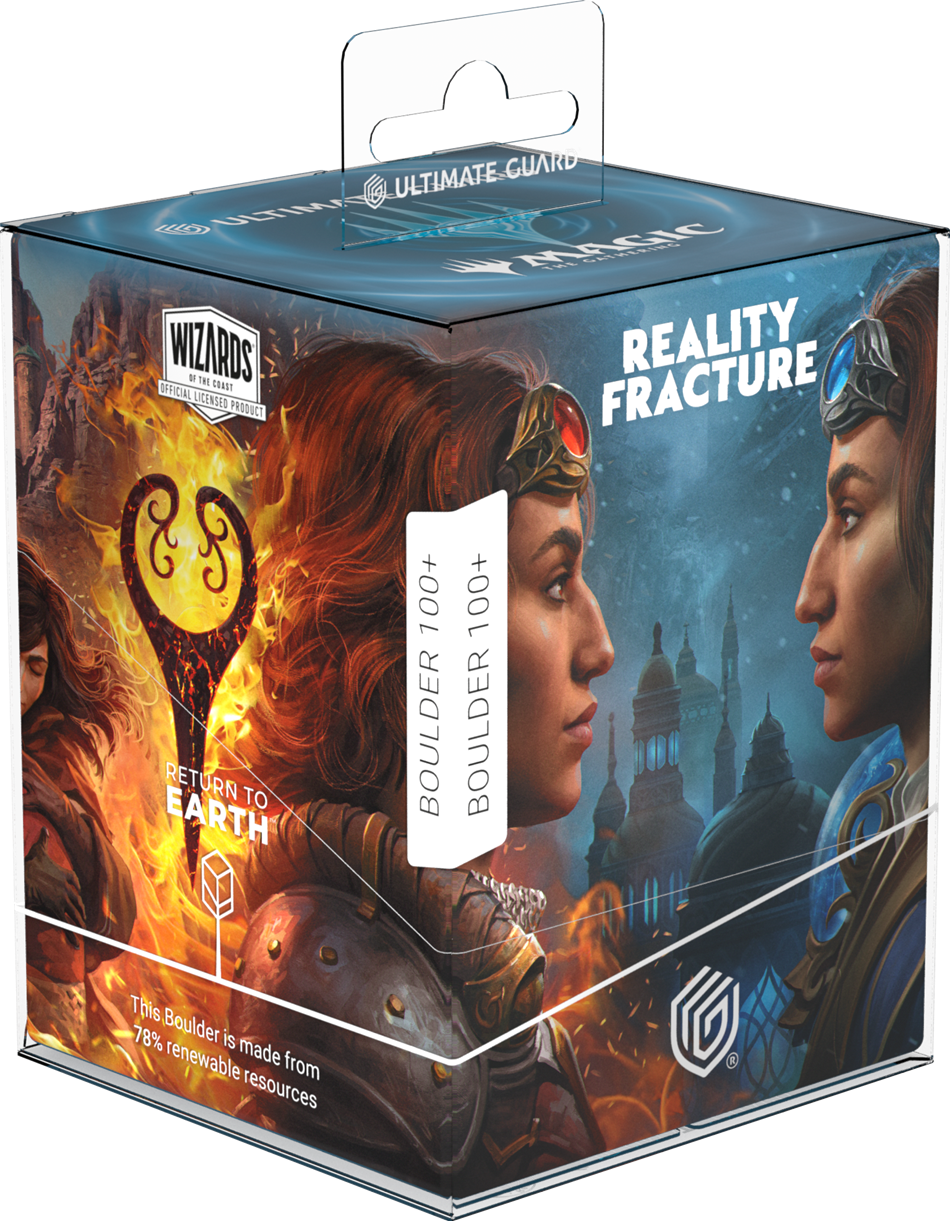 Image of DECK CASE BOULDER 100+ MTG REALITY FRACTURE Way of the Pyromancer/Way of the Cyromancer