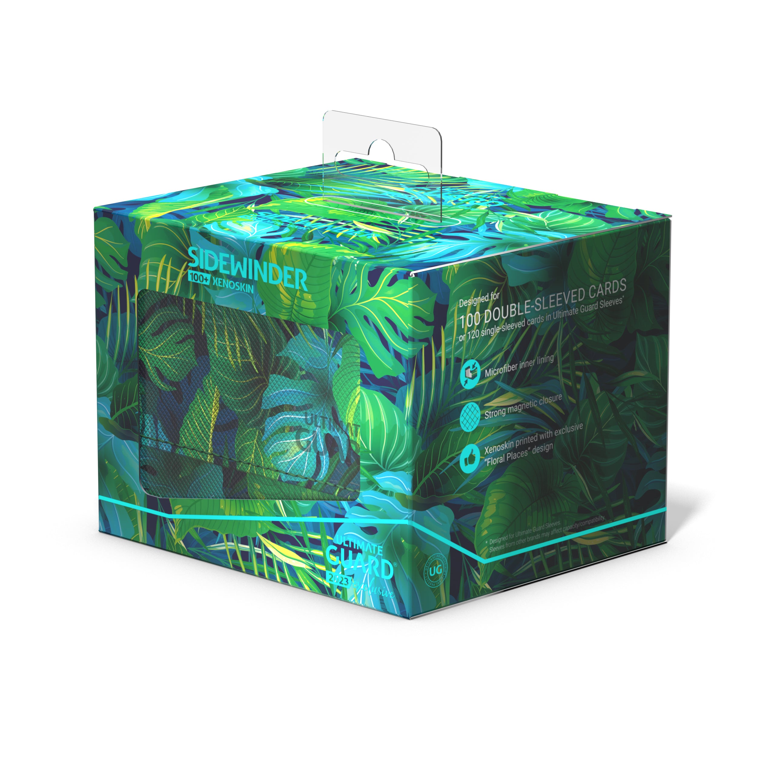 Image of Rainforest Green (2023 Exclusive) 100+ Ultimate Guard Sidewinder Xenoskin Deckbox