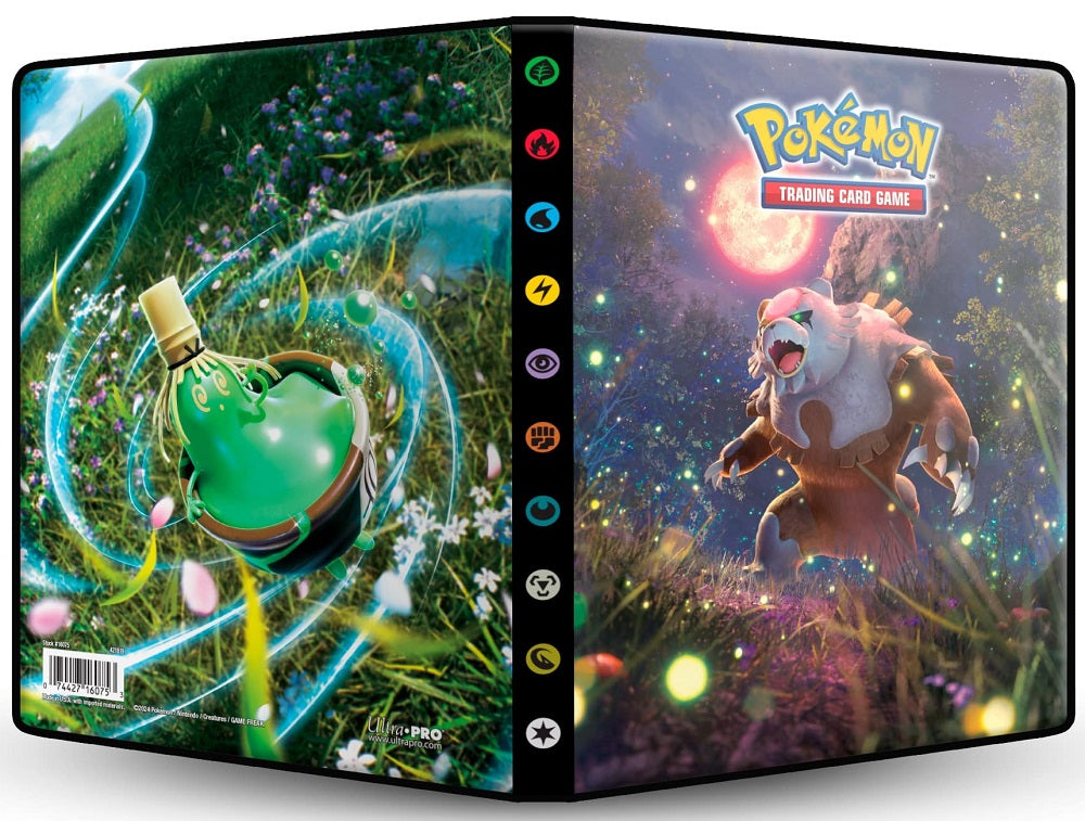 Image of 4-Pocket Binder - Ultra Pro - Bloodmoon Ursaluna & Poltergeis (Holds 80 and Oversized Cards)