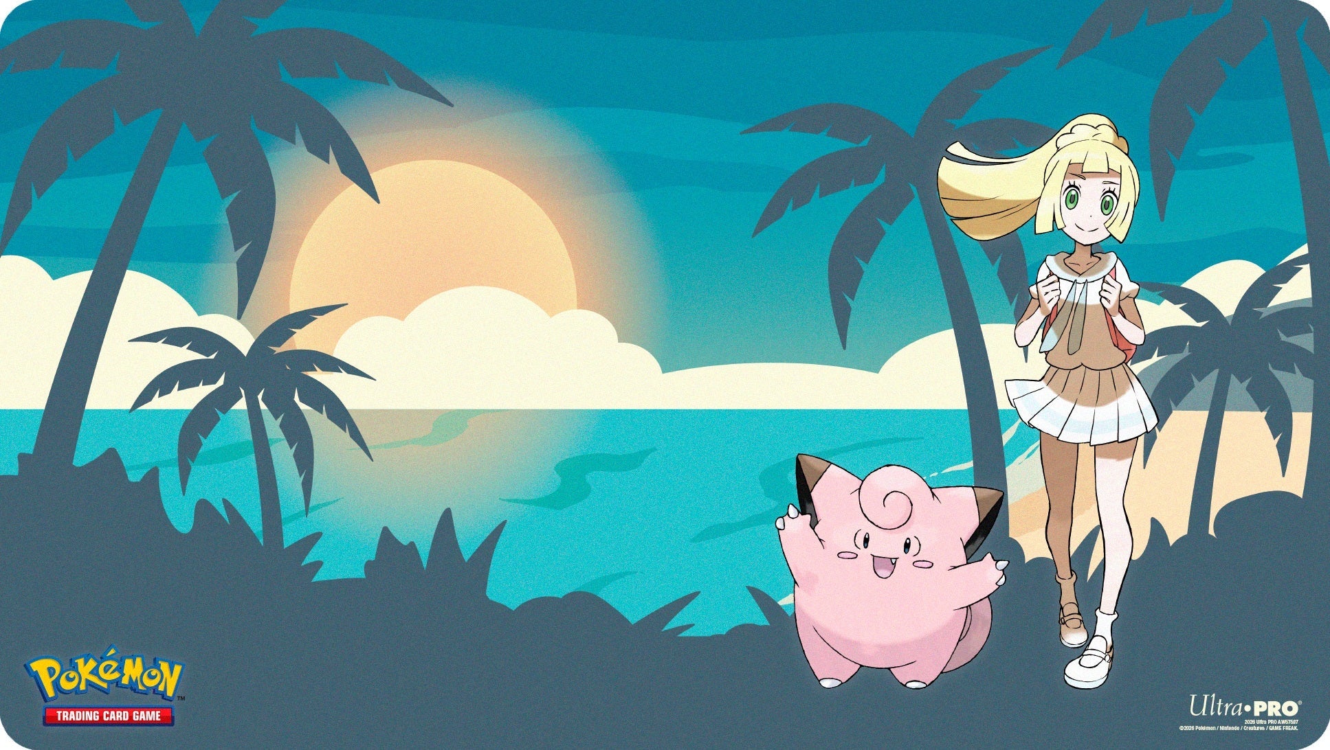 Image of Pokemon Lillie & Clefairy Playmat Ultra Pro