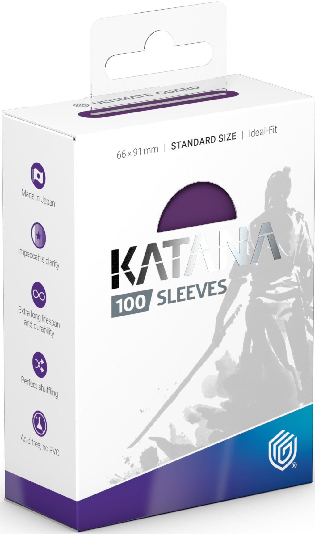 Image of Iris Bloom Standard Size Card Sleeves - Ultimate Guard KATANA [100 ct]