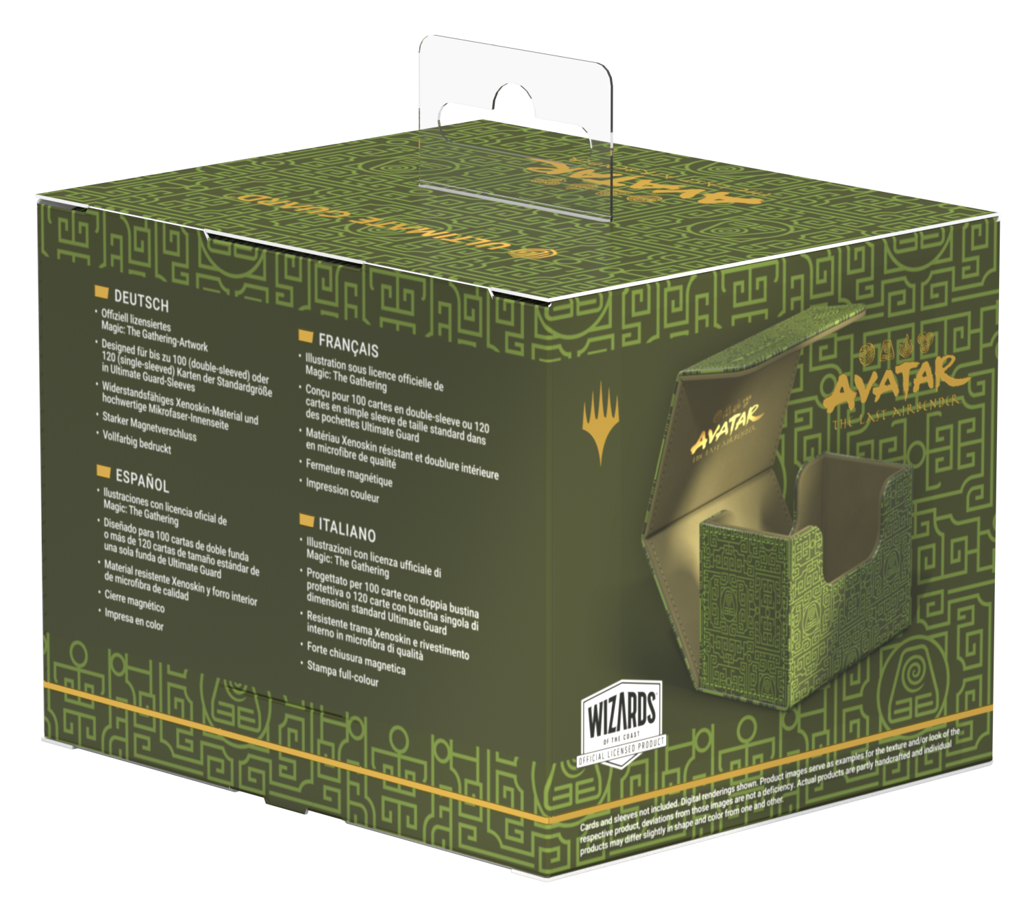 Image of AVATAR: THE LAST AIRBENDER - MANA SYMBOL GREEN SIDEWINDER 100+ XENOSKIN