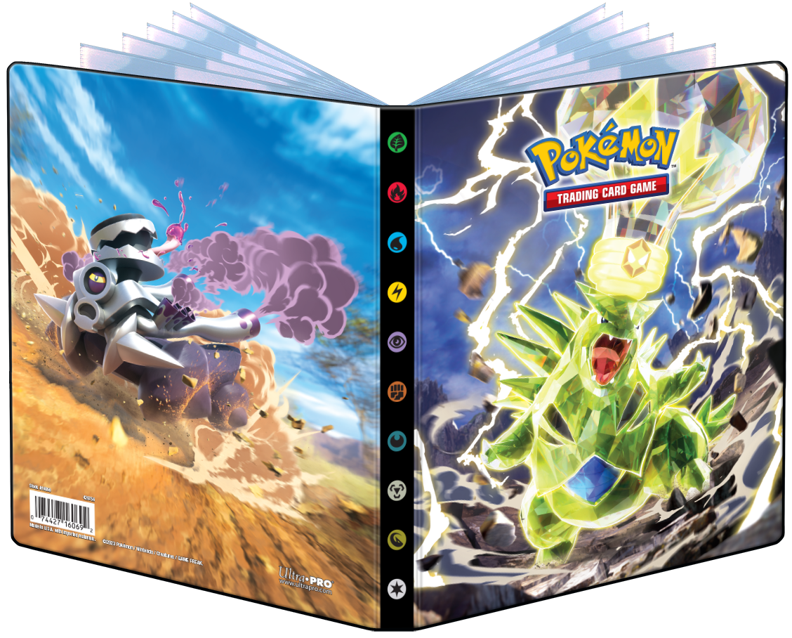 Image of 4-Pocket Binder - Ultra Pro - Tyranitar & Revavroom (Holds 80 and Oversized Cards)