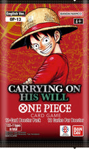 ONE PIECE SET 13 CARRYING ON HIS WILL Booster Pack