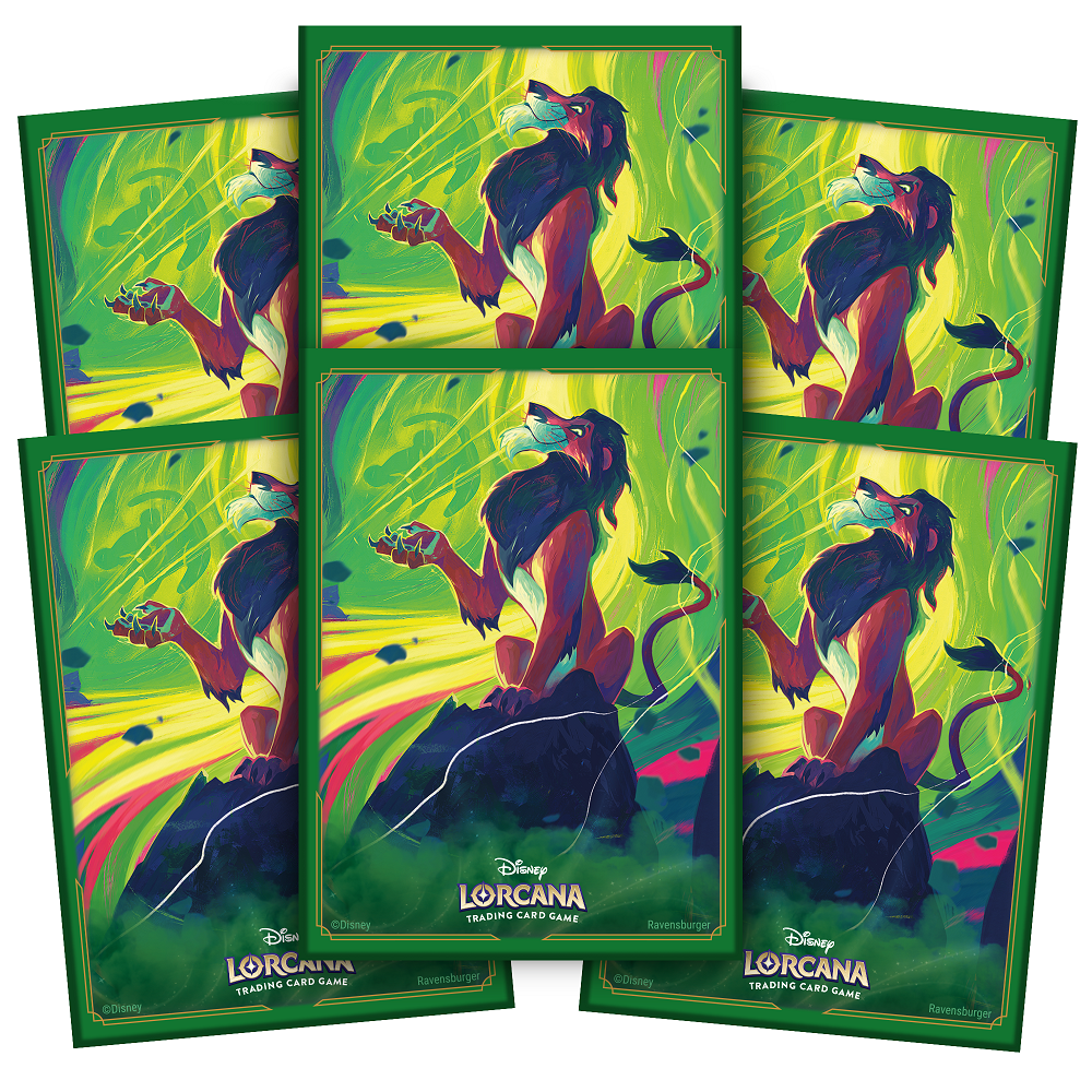 Image of Disney Lorcana Scar Sleeve Set (65 ct)