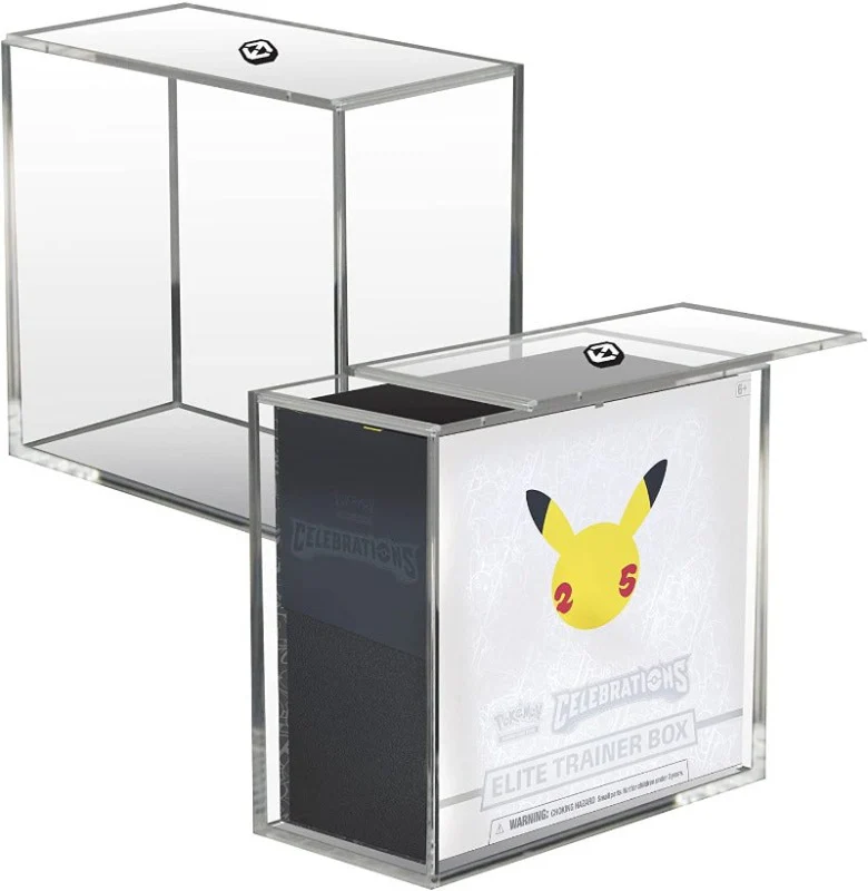 Image of Acrylic Elite Trainer Box Display Case - With Sliding Lid Anti-UV (Pokemon)