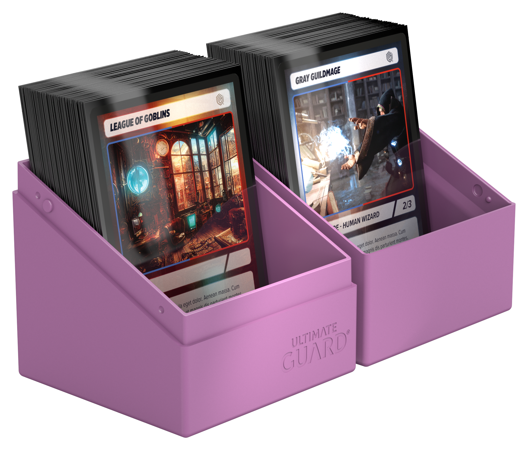 Image of Solid Lavender Boulder 100+ Deck Case - Ultimate Guard