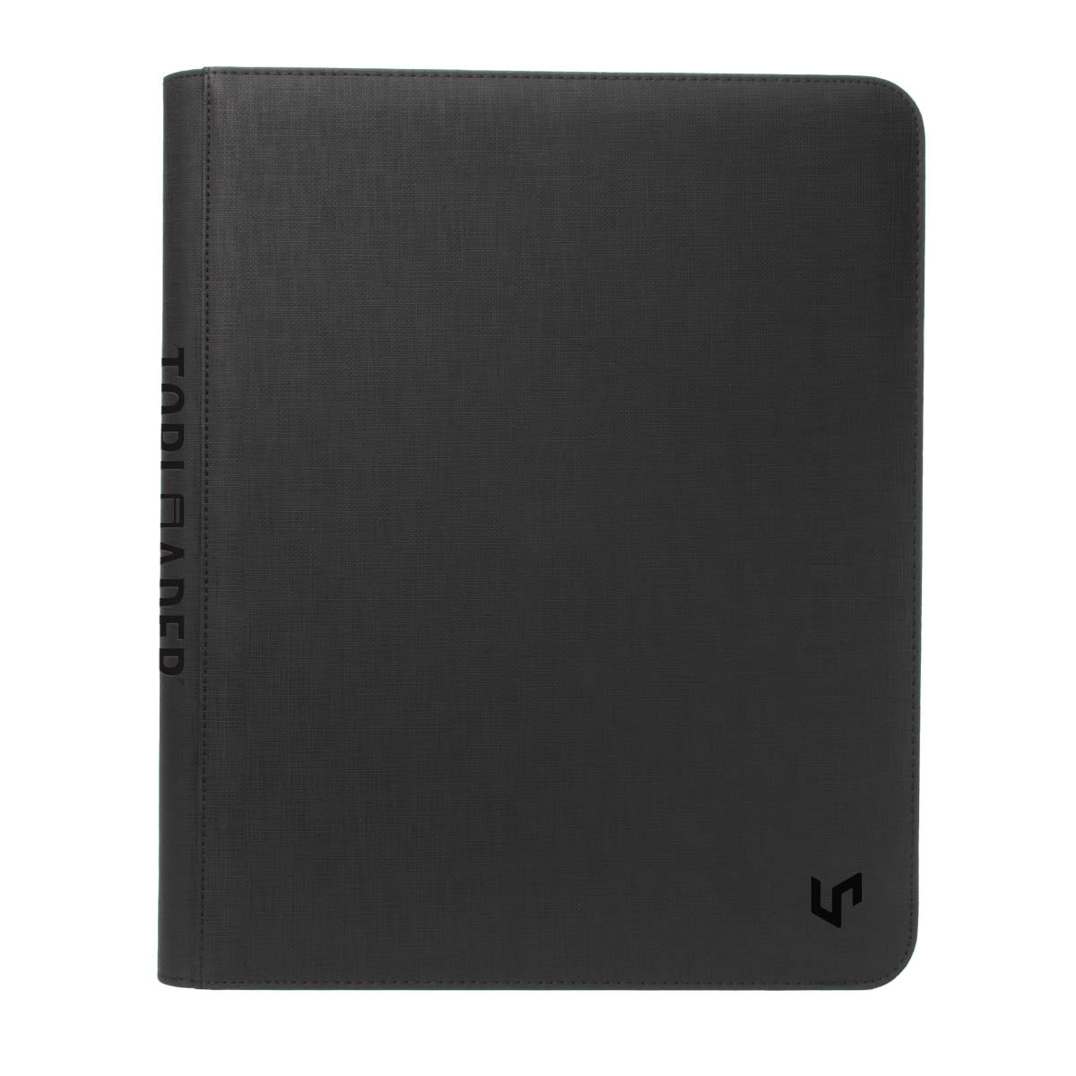 Image of 9-POCKET ZIPPERED BINDER TOPLOADER PREMIUM BLACK