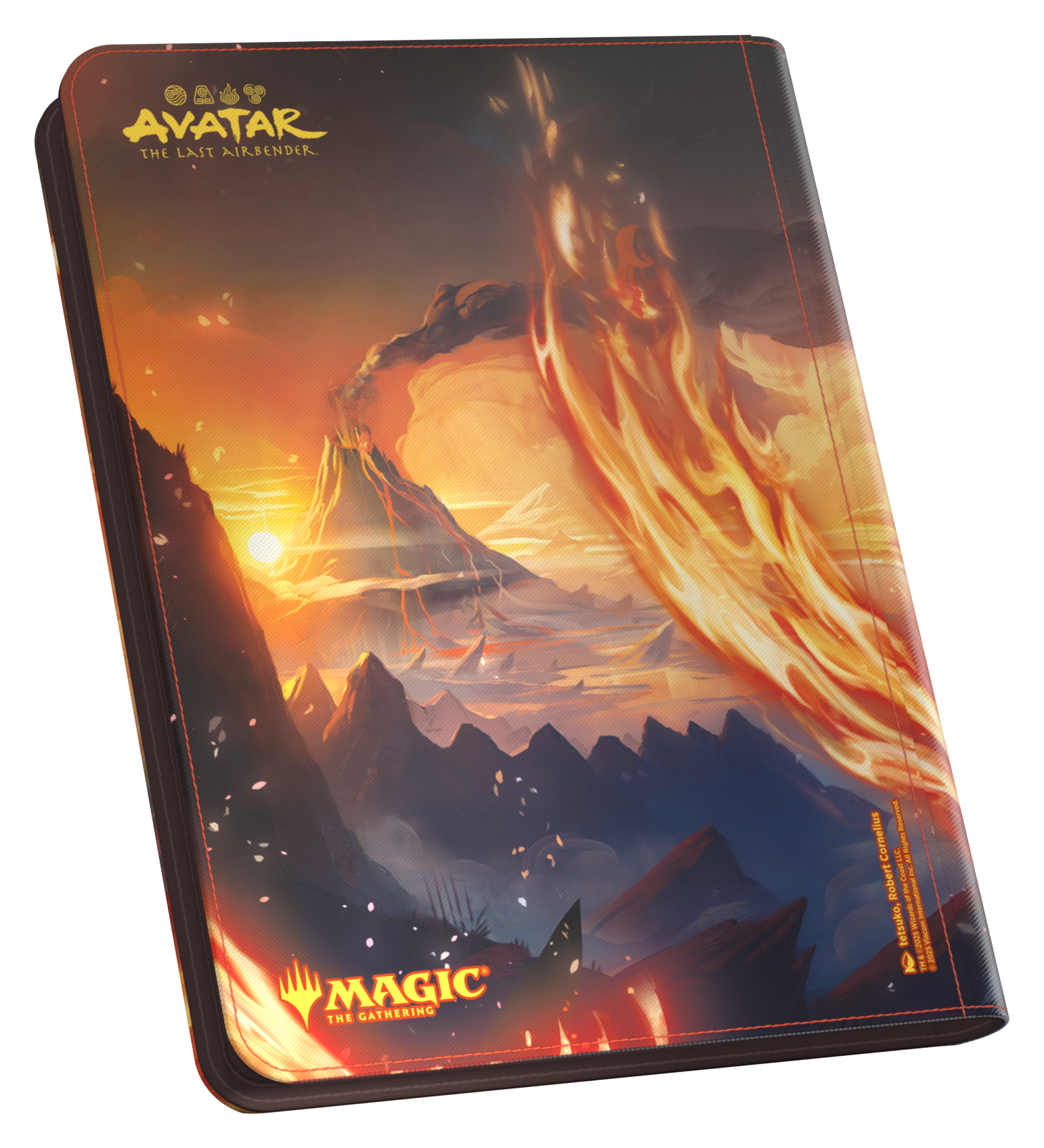 Image of The Last Airbender: Zuko Red - 18 Pocket (360) Xenoskin Zipfolio